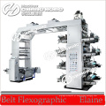 Máquina de impressão flexográfica de filme de 8 cores para tipografia